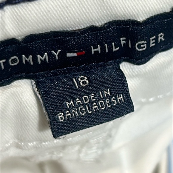 Tommy Hilfiger 10" Bermuda Stretch Shorts White Women’s Size 18 - Picture 4 of 14